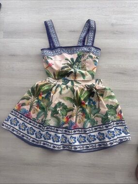 Tropical Parrot Print set  small